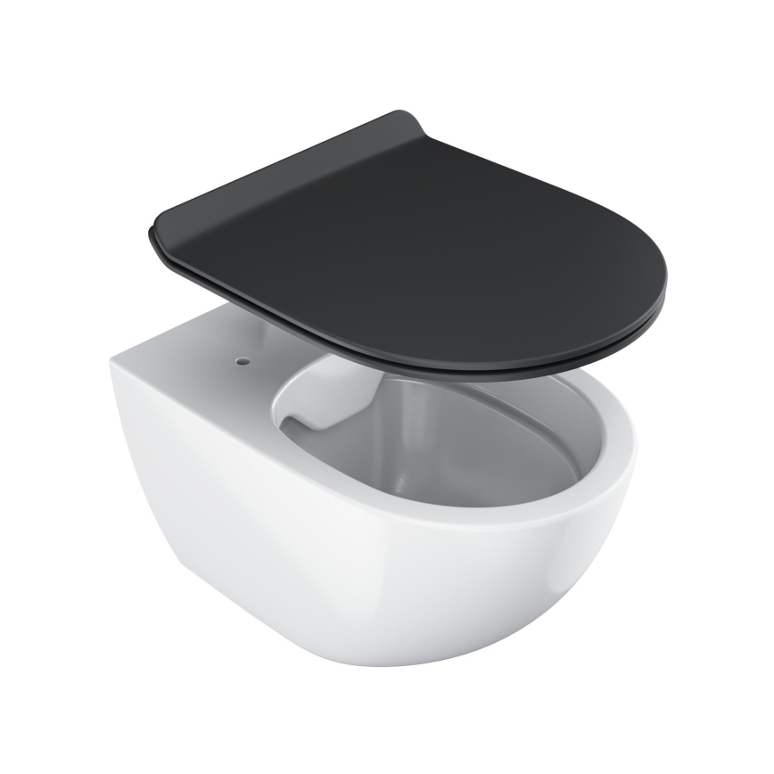 Ravak X01862 - WC daska SoftClose VITA SLIM crna