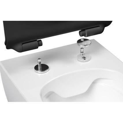 Ravak X01862 - WC daska SoftClose VITA SLIM crna