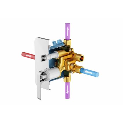 Ravak X070139 - Osnovno telo za ugradne baterije R-BOX VARI 13,9x14,6 cm