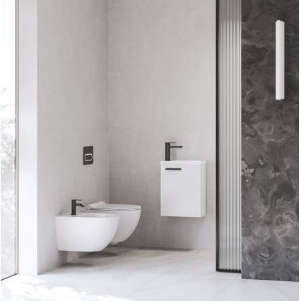 Ravak X070458 - Baterija za umivaonik CHROME 17,7 cm crna