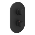 Ravak X070467 - Termostatska tuš baterija za podžbuknu ugradnju CHROME crna