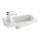 Ravak XJGL1100000 - Zidni umivaonik CHROME 40x22 cm liveni mermer/bela