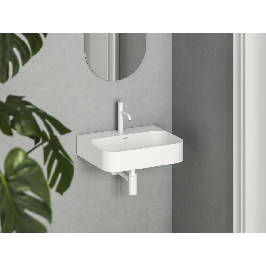 Ravak XJX01155006 - Umivaonik za ugradnju na ploču CERAMIC SLIM 55x45 cm keramika/bela