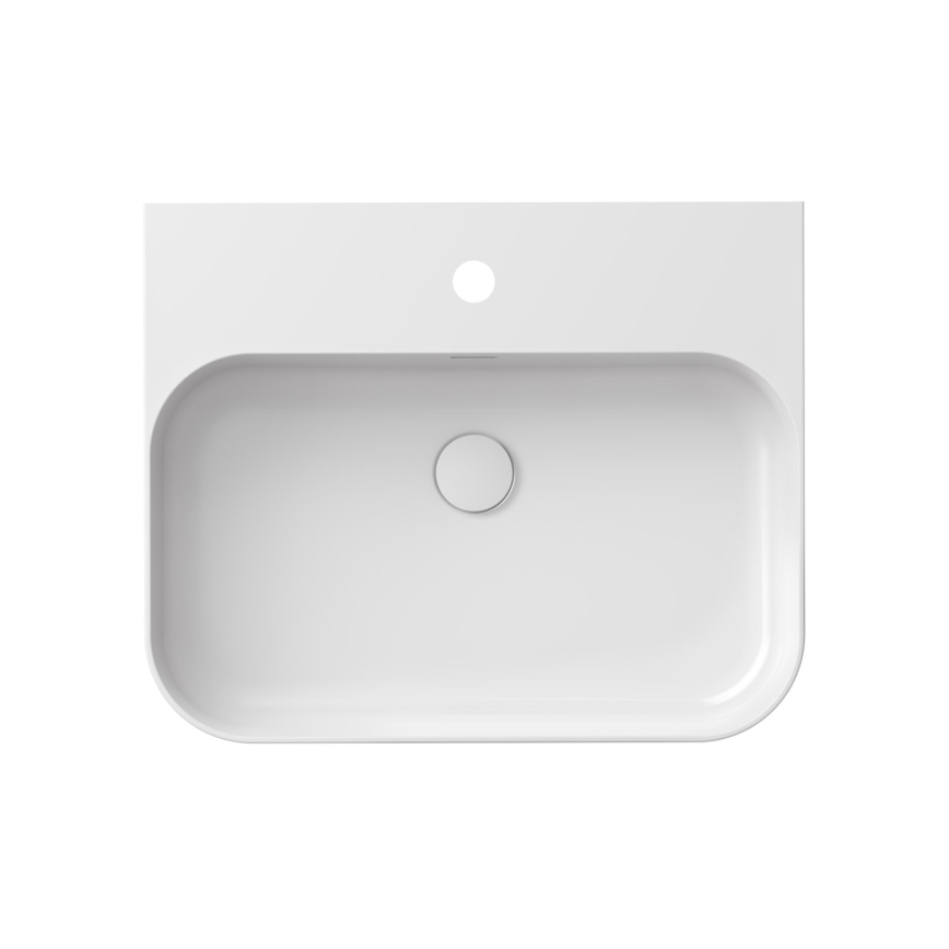 Ravak XJX01155006 - Umivaonik za ugradnju na ploču CERAMIC SLIM 55x45 cm keramika/bela