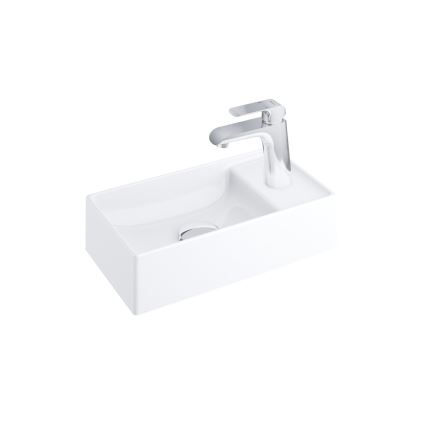 Ravak XJX01240000 - Umivaonik na ploču VEDA SLIM 40x22 cm keramika/bela