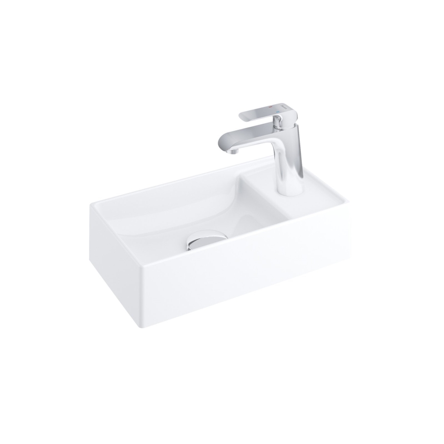 Ravak XJX01240000 - Umivaonik na ploču VEDA SLIM 40x22 cm keramika/bela