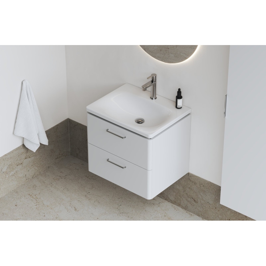 Ravak XJX01260000 - Ugradni umivaonik BALANCE 60x46,5 cm keramika/bela