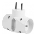 Razdelna utičnica 1x2,5A+2x10A/230V
