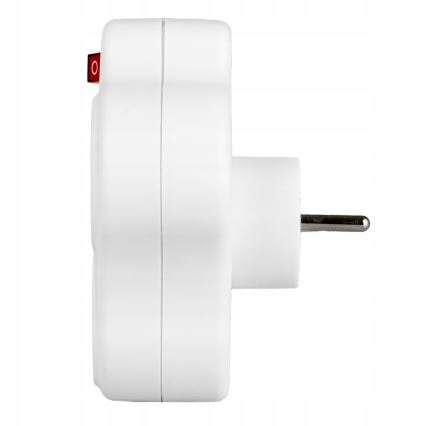 Razdelnik sa prekidačem, 3 utičnice