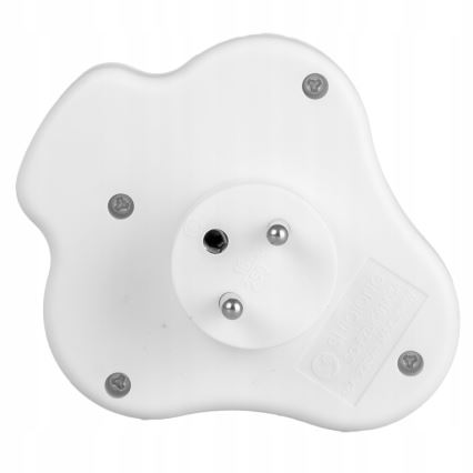 Razdelnik sa prekidačem, 3 utičnice