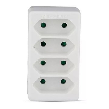 Razdelnik utičnica 4x 2,5 A / 230 V