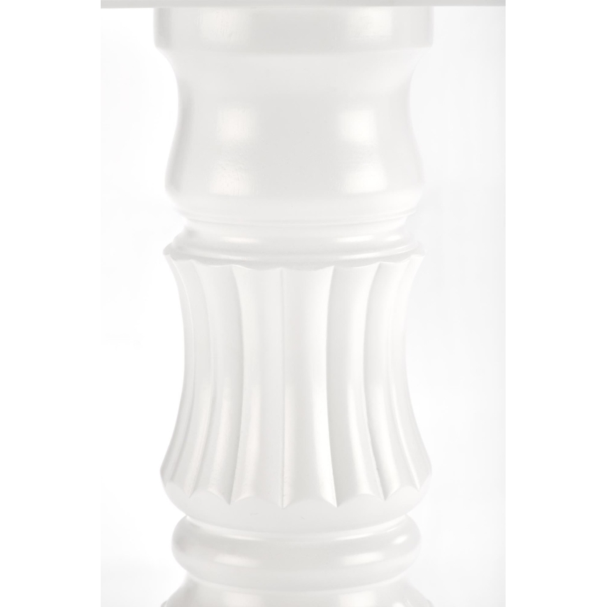 Razvlačeći trpezarijski sto WILLIAM, beli