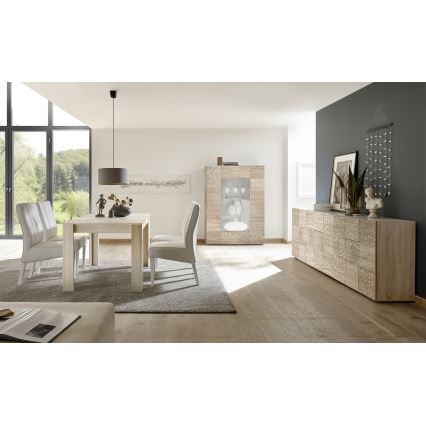 Razvlačivi trpezarijski sto ARIA, hrast sonoma