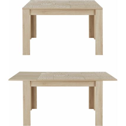 Razvlačivi trpezarijski sto ARIA, hrast sonoma