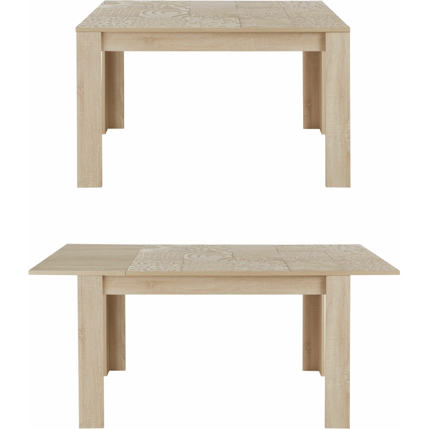 Razvlačivi trpezarijski sto ARIA, hrast sonoma