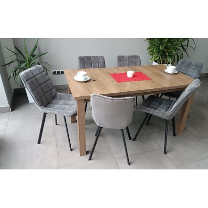 Razvlačivi trpezarijski sto LIAM hrast