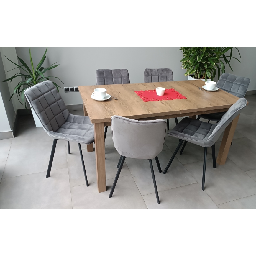 Razvlačivi trpezarijski sto LIAM hrast