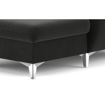 Razvlačna ugaona garnitura sa sandukom za odlaganje u obliku U CATANIA grafit