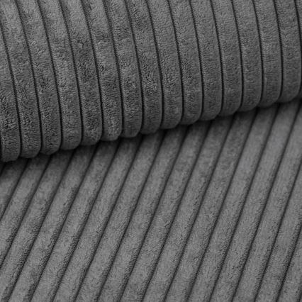 Razvlačna garnitura za sedenje SALVADA sa univerzalnim U-uglom i prostorom za odlaganje, tamno siva