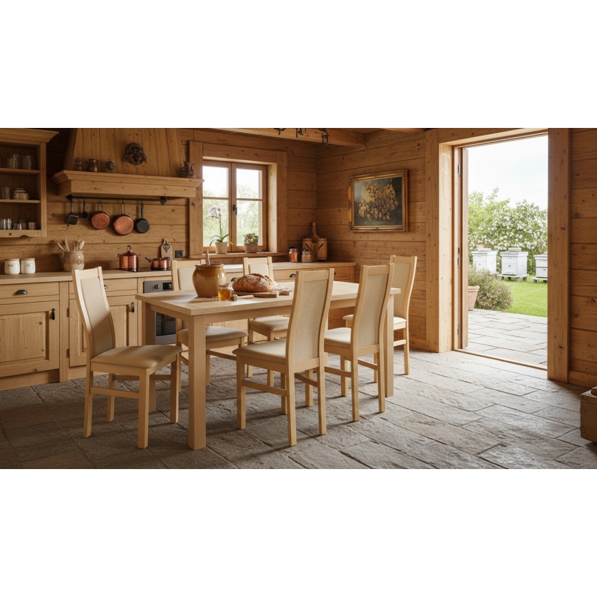 Razvlačni trpezarijski sto LIAM, hrast sonoma