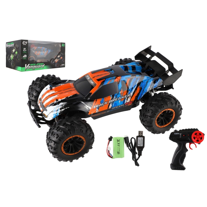 RC auto na daljinsko upravljanje Buggy 7,4V/500 mAh plavo/narandžasto