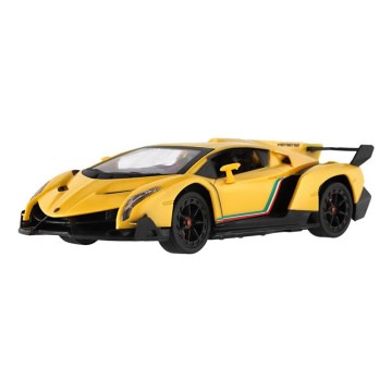 RC automobil Lamborghini na daljinsko upravljanje — napajanje 3xAA + 2xAA, žuta