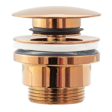 REA-A533A - Ispust za umivaonik CLICK-CLACK prečnika 6,4 cm, ružičasto zlato