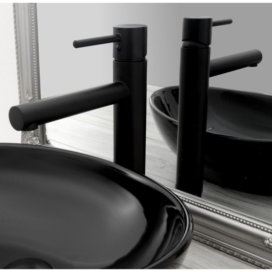 REA-B0229 - Slavina za umivaonik TESS 31,5 cm crna