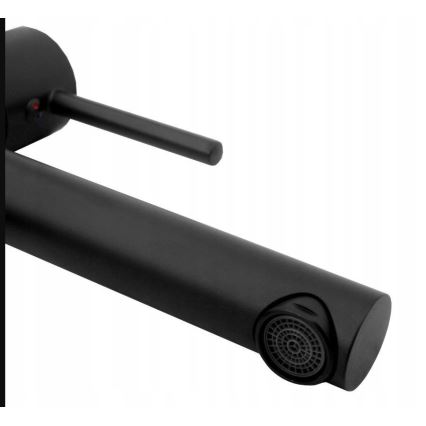 REA-B0229 - Slavina za umivaonik TESS 31,5 cm crna