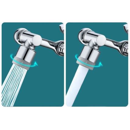 REA-B0660 - Okretni nastavak za bateriju umivaonika, sjajni hrom