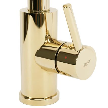 REA-B0669 - Kuhinjska baterija sa izvlačivom prskalicom FRESH 39,5 cm zlatna