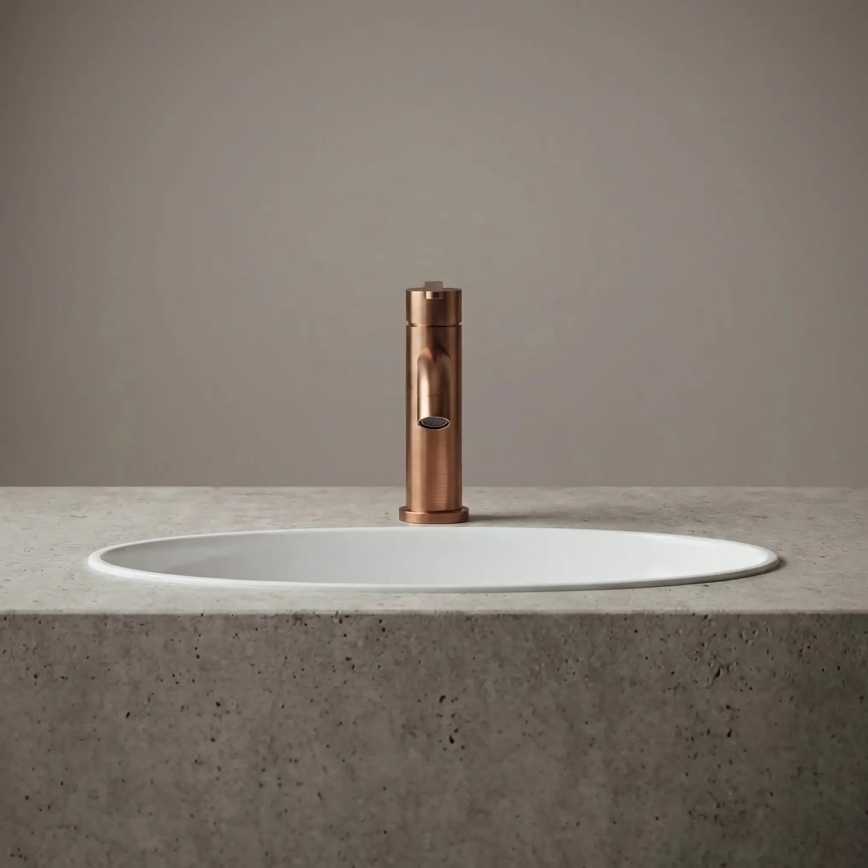 REA-B0970 - Baterija za umivaonik ONTARIO 17,5 cm brušeni bakar