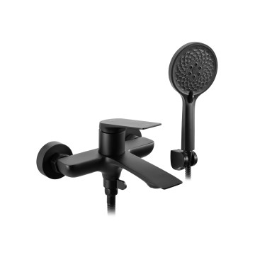 REA-B1128 - Komplet za kadu AVALON crna