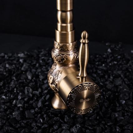 REA-B2500 - Baterija za umivaonik VENICE 32 cm brušeno zlato