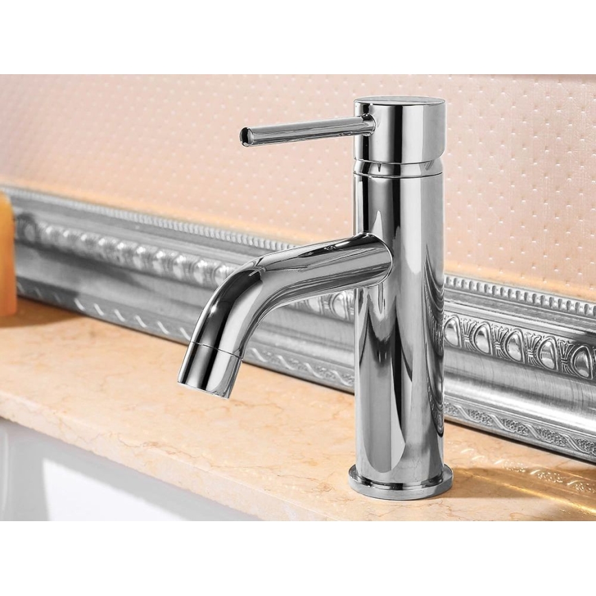 REA-B4101 - Baterija za umivaonik LUNGO 16,5 cm, sjajni hrom