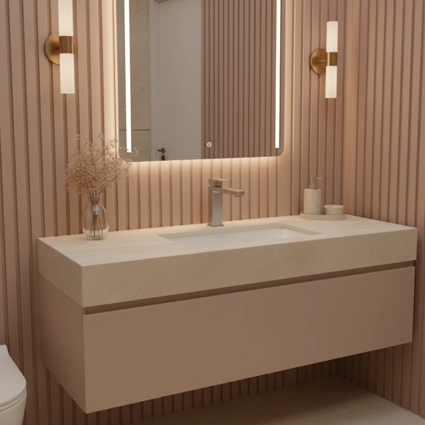 REA-B4589 - Baterija za umivaonik ARLO 17 cm nikl