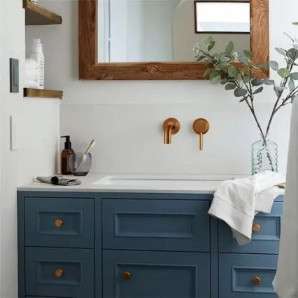 REA-B4600 - Ugradna slavina za umivaonik LUNGO, brušeni bakar