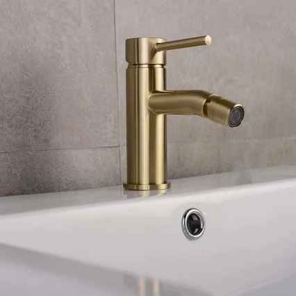 REA-B4702 - Baterija za bide LUNGO 17 cm, brušeno zlato