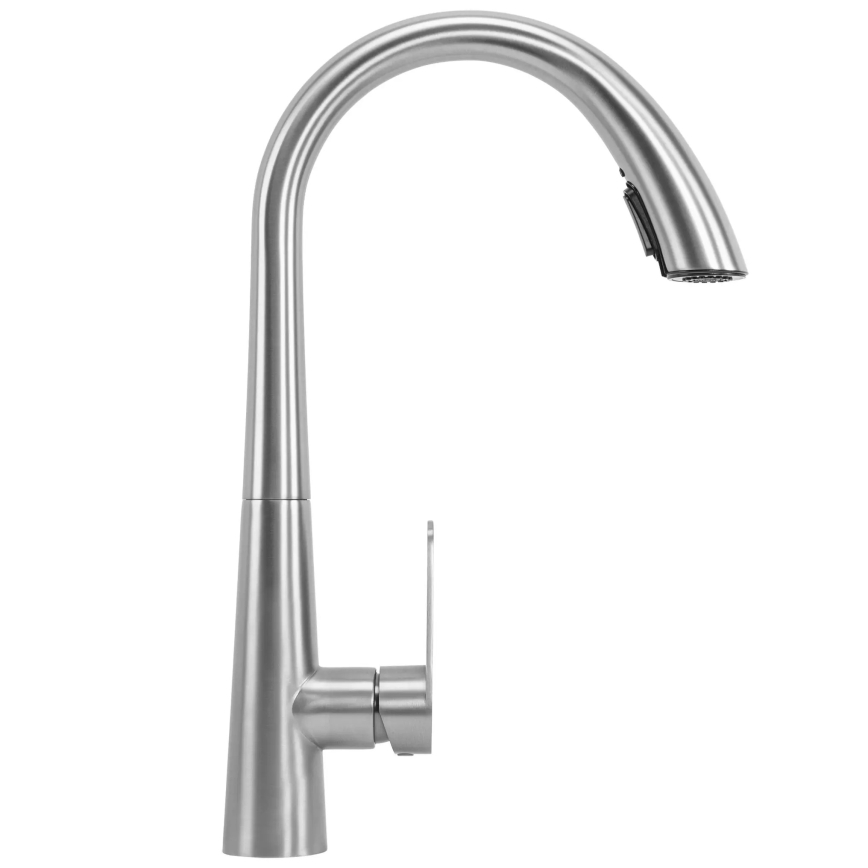 REA-B5314 - Kuhinjska slavina ROSS 43 cm sa izvlačnom prskalicom, nikl