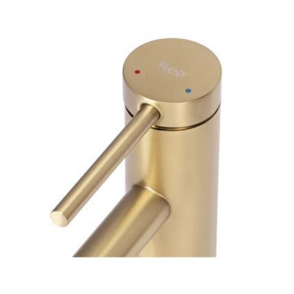 REA-B5316 - Baterija za umivaonik FOSS 20,5 cm, brušeno zlato