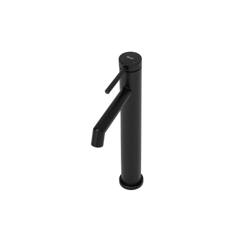 REA-B5320 - Baterija za umivaonik FOSS 29,5 cm mat crna