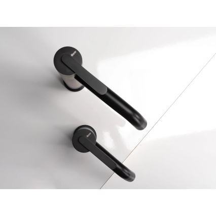 REA-B5504 - Baterija za umivaonik ONTARIO 17,5 cm crna