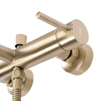 REA-B8010 - Set za kadu LUNGO, brušeno zlato