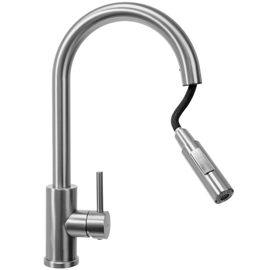 REA-B9146 - Baterija za sudoperu sa izvlačivom prskalicom FRESH 39,5 cm nikl