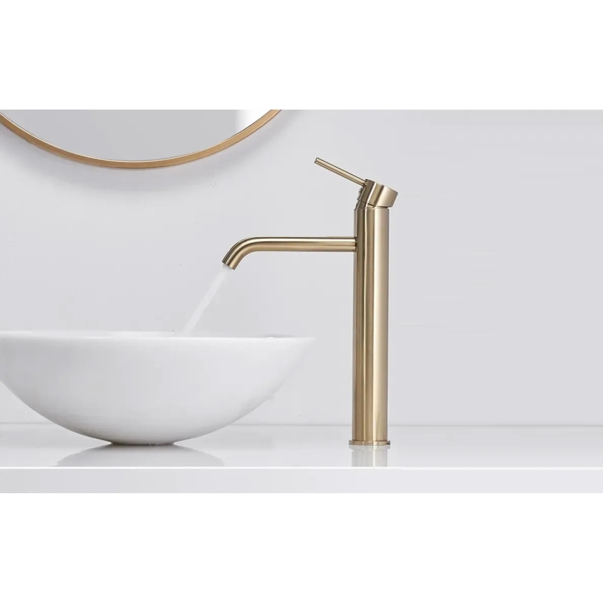 REA-B9409 - Baterija za umivaonik LUNGO 28 cm zlatna