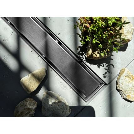 REA-G5811 - Linijski slivnik NEOX PRO 100 cm nikl