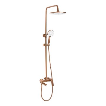 REA-P2418 - Tuš set sa baterijom AVALON u brušenom bakru