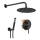 REA-P4100 - Tuš komplet sa podžbuknom baterijom LUNGO crni