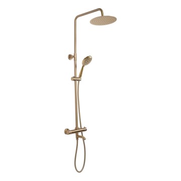 REA-P6604 - Set za tuš sa termostatskom baterijom LUNGO brušeno zlato
