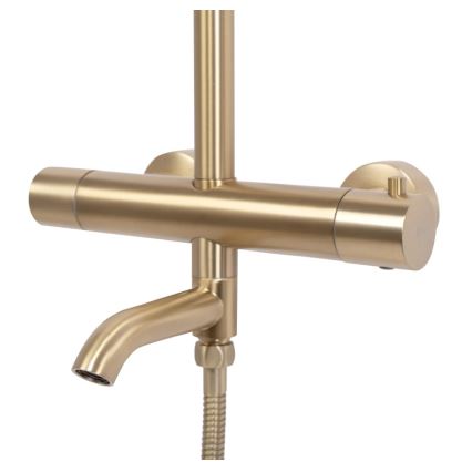 REA-P6604 - Set za tuš sa termostatskom baterijom LUNGO brušeno zlato
